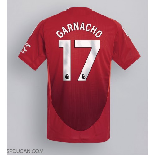 Muški Nogometni Dres Manchester United Alejandro Garnacho #17 Domaci 2024-25 Kratak Rukav